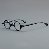 Jordi Small Round Acetate Glasses Frame Round Frames Southood Black